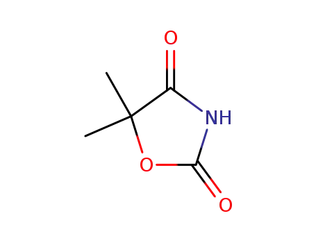 Molecular Structure of 695-53-4 (5,5-Dimethyloxazolidine-2,4-dione)