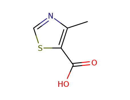 Molecular Structure of 20485-41-0 (4-Methylthiazole-5-carboxylic acid)