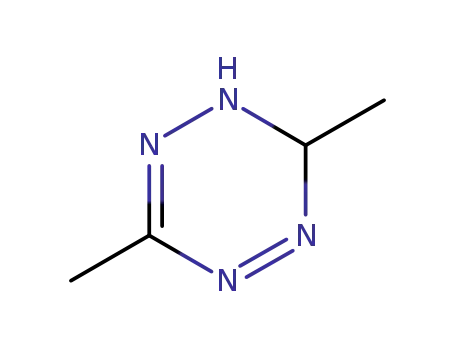 Molecular Structure of 13717-81-2 (1,2,4,5-Tetrazine, 1,6-dihydro-3,6-dimethyl-)