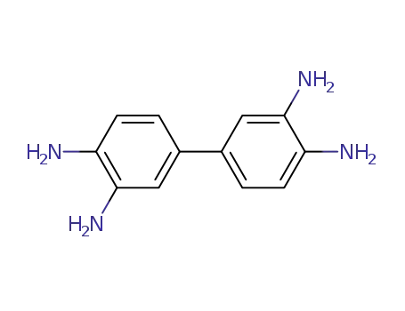Molecular Structure of 91-95-2 (3,3'-Diaminobenzidine)