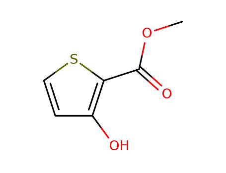 Molecular Structure of 5118-06-9 (Methyl 3-hydroxythiophene-2-carboxylate)
