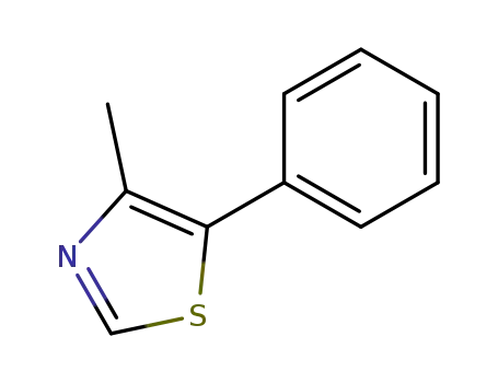 Molecular Structure of 19968-61-7 (4-methyl-5-phenylThiazole)