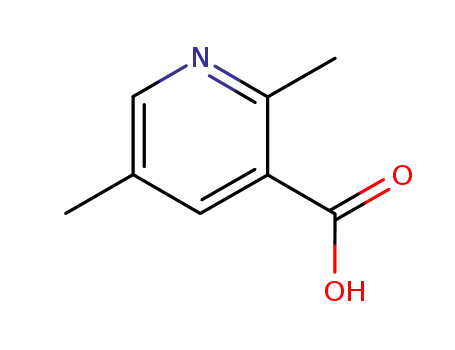 Molecular Structure of 129477-22-1 (3-Pyridinecarboxylicacid,2,5-dimethyl-(9CI))
