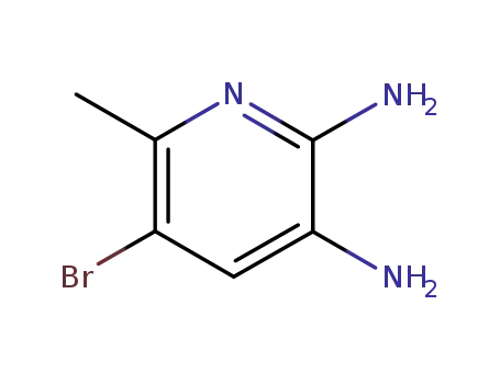 Molecular Structure of 59352-90-8 (2,3-DIAMINO-5-BROMO-6-METHYLPYRIDINE)