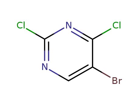 Molecular Structure of 36082-50-5 (5-Bromo-2,4-dichloropyrimidine)