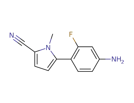 5-(4-amino-2-fluorophenyl)-1-methyl-1H-pyrrole-2-carbonitrile