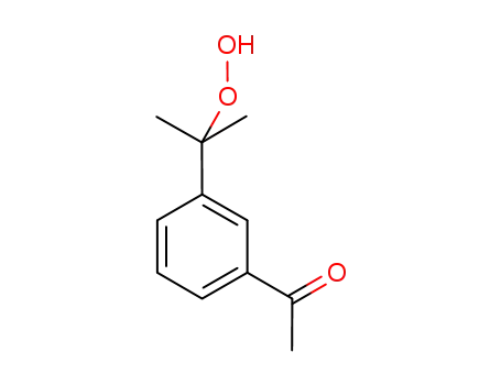 m-(2-hydroperoxy-2-propyl)acetophenone