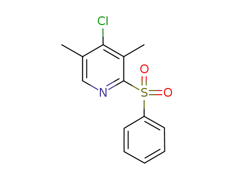 2-benzenesulfonyl-4-chlori-3,5-dimethylpyridine