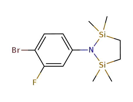 1-(4-bromo-3-fluorophenyl)-2,2,5,5-tetramethyl-1,2,5-azadisilalidine