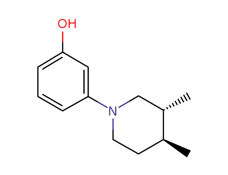 (+/-)-3-(trans-3,4-dimethylpiperidinyl)phenol