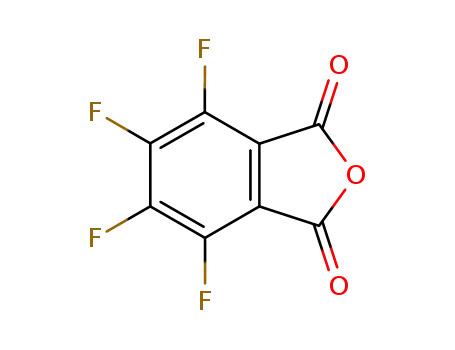 Molecular Structure of 652-12-0 (Tetrafluorophthalic anhydride)