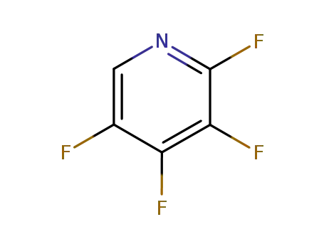 Molecular Structure of 3512-16-1 (2,3,4,5-Tetrafluoropyridine)