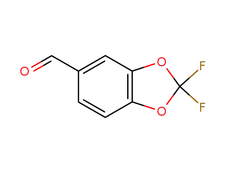 2,2-Difluoro-1,3-benzodioxole-5-carboxaldehyde cas no. 656-42-8 98%