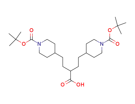 4-[1-(tert-butoxycarbonyl)-4-piperidyl]-2-{2-[1-(tert-butoxycarbonyl)-4-piperidyl]ethyl}butanoic acid