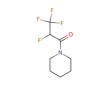 Molecular Structure of 27096-52-2 (Piperidine, 1-(2,3,3,3-tetrafluoro-1-oxopropyl)-)