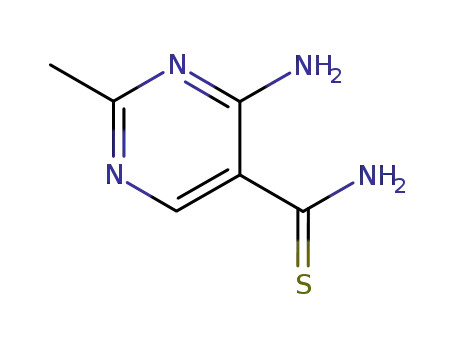 4-amino-2-methyl-pyrimidine-5-carbothioic acid amide