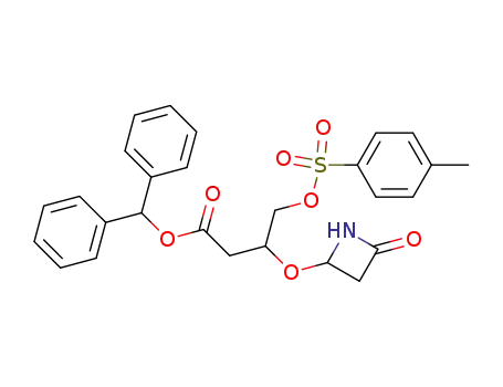 diphenylmethyl 3-(2-oxoazetidin-4-yl)-oxy-4-(4-toluenesulfonyl)oxy-butyrate