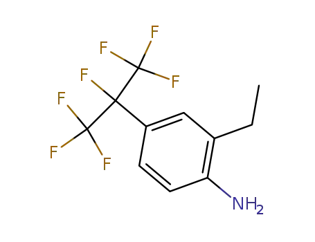 2-ethyl-4-[1,2,2,2-tetrafluoro-1-(trifluoromethyl)ethyl]aniline