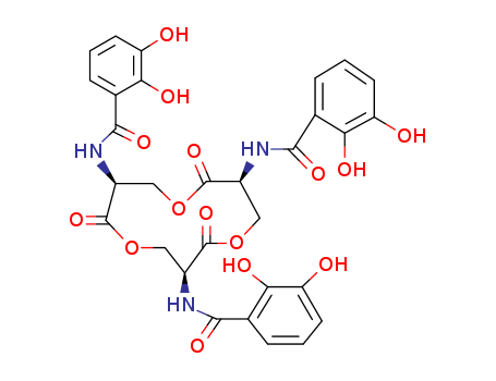 Benzamide,N,N',N''-[(3S,7S,11S)-2,6,10-trioxo-1,5,9-trioxacyclododecane-3,7,11-triyl]tris[2,3-dihydroxy-