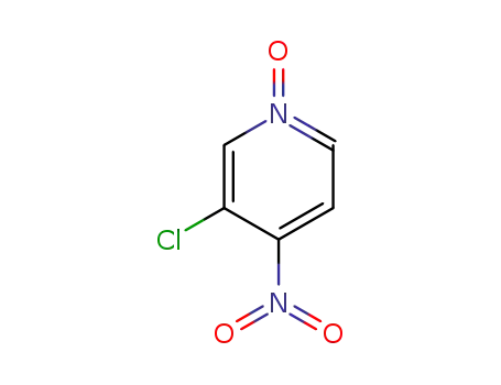 Molecular Structure of 76439-45-7 (3-CHLORO-4-NITROPYRIDINE N-OXIDE)