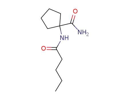 Molecular Structure of 177219-40-8 (1-pentanoylamino-cyclopentane carboxylic)