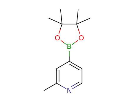 Molecular Structure of 660867-80-1 (2-METHYLPYRIDINE-4-BORONIC ACID PINACOL ESTER)