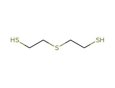 Molecular Structure of 3570-55-6 (Bis(2-mercaptoethyl) sulfide)