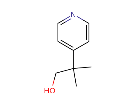 Molecular Structure of 34995-28-3 (2-methyl-2-(4-pyridyl)-1-propanol)