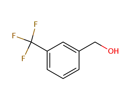 Molecular Structure of 349-75-7 (3-(Trifluoromethyl)benzyl alcohol)