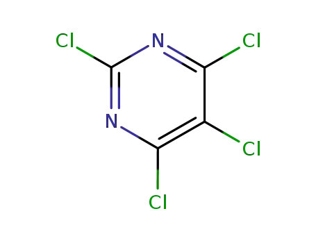 Molecular Structure of 1780-40-1 (2,4,5,6-Tetrachloropyrimidine)