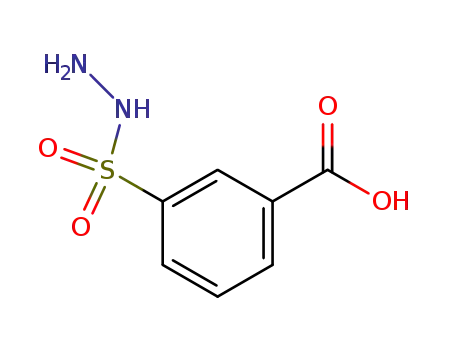 Molecular Structure of 7385-52-6 (3-(Hydrazinosulphonyl)benzoic acid)