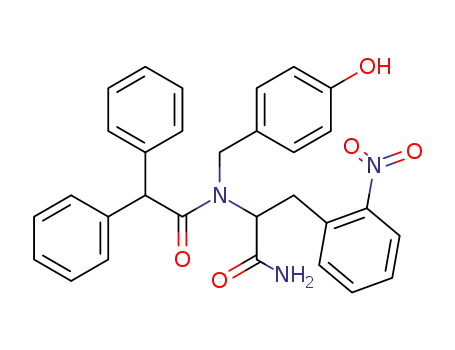 (R,S)-N2-(Diphenylacetyl)-N-[(4-hydroxyphenyl)-methyl]-3-(2-nitrophenyl)-alaninamide