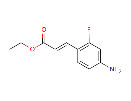 ethyl (2E)-3-(4-amino-2-fluorophenyl)prop-2-enoate