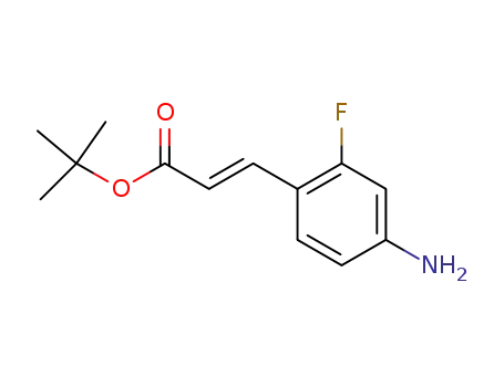 tert-butyl (2E)-3-(4-amino-2-fluorophenyl)prop-2-enoate