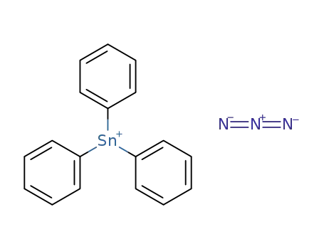 Molecular Structure of 1158-51-6 (triphenylstannanylium azide)