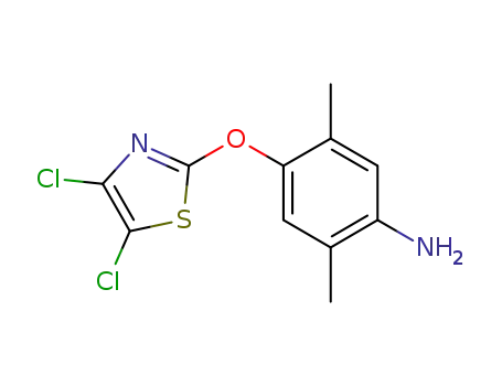 4-[(4,5-dichloro-1,3-thiazol-2-yl)oxy]-2,5-dimethylaniline