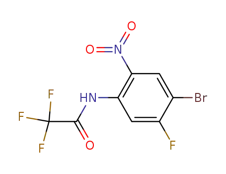N-(4-bromo-5-fluoro-2-nitrophenyl)-2,2,2-trifluoroacetamide