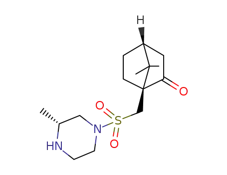 (1S,4R)-7,7-dimethyl-1-({[(3R)-3-methyl-1-piperazinyl]sulfonyl}methyl)bicyclo[2.2.1]heptan-2-one
