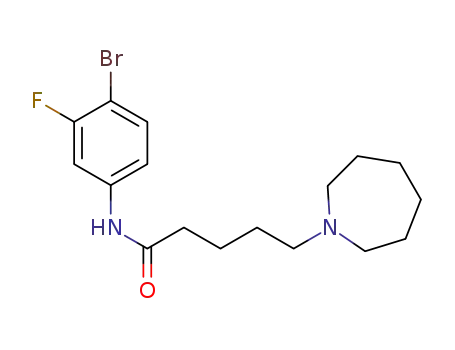 5-azepan-1-yl-pentanoic acid (4-bromo-3-fluoro-phenyl)-amide