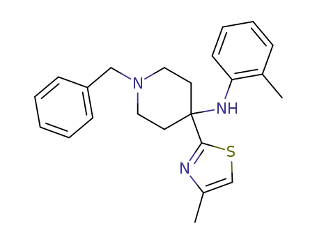 [1-benzyl-4-(4-methylthiazol-2-yl)-4-piperidinyl](2-methylphenyl)amine