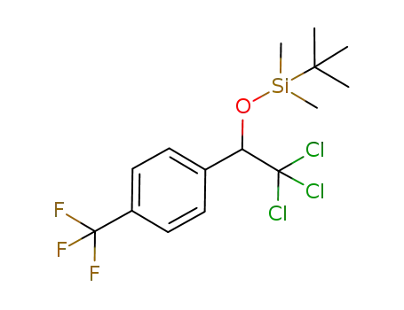 tert-butyldimethyl[2,2,2-trichloro-1-(4-trifluoromethylphenyl)ethoxy]silane