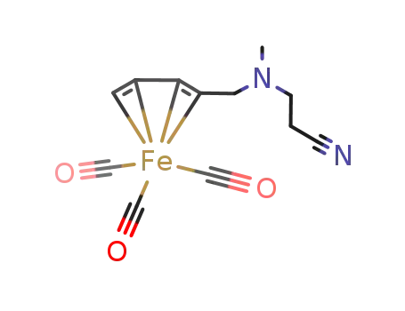 [(((2-5-η)-2,4-pentadienyl)methylamino)propionitrile]tricarbonyliro