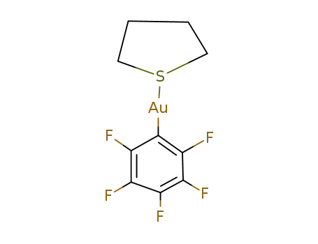 pentafluorophenyl(tetrahydrothiophene)gold(I)