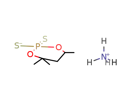 ammonium 4,4,6-trimethyl-1,3,2-dioxaphosphorinane-2-thione-2-thiolate