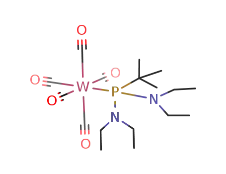 bis(diethylamino)-t-butylphosphine(pentacarbonyl)tungsten(0)