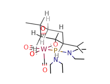 bis(diethylamino)-(-)-menthylphosphine(pentacarbonyl)tungsten(0)