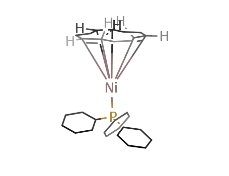Molecular Structure of 37249-40-4 (Nickel, (1,5,9-cyclododecatriene)(tricyclohexylphosphine)-)