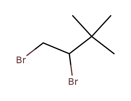 Molecular Structure of 640-21-1 (1,2-DIBROMO-3,3-DIMETHYLBUTANE)