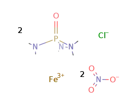Fe(NO3)2(Cl)(hexamethylphosphoric triamide)2