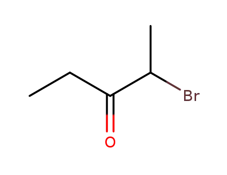 Molecular Structure of 815-52-1 (3-Pentanone,  2-bromo-)
